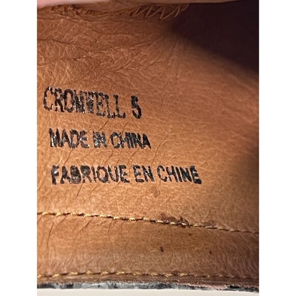 Jeffrey Campbell Cromwell Western Cowboy Snake Print Leather Boots - Picture 13 of 13